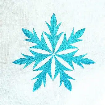 Fantasie-Schneeflocke - Stickdatei