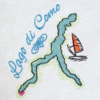 Lago di Como - Stickdatei Urlaubsset