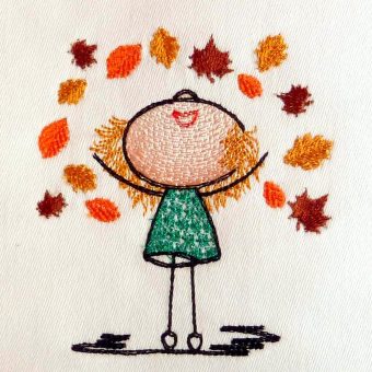 Stickdatei Herzlilly im Herbstwind