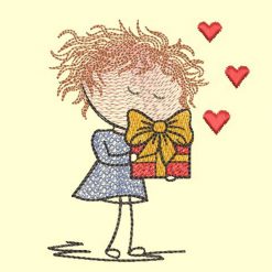 Stickdatei Lilly Geschenk1010 Vorschau