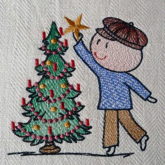 Stickdatei Wolly Tannenbaum 1010