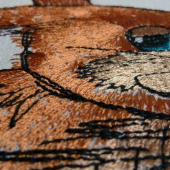 Stickdesign Hase Konrad Detail2