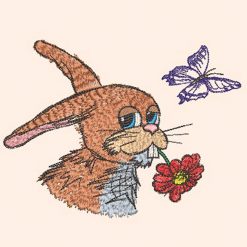 Stickdesign Hase Konrad vorschau