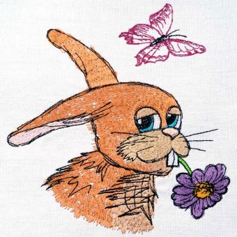 Stickdatei Hase Konrad 1318