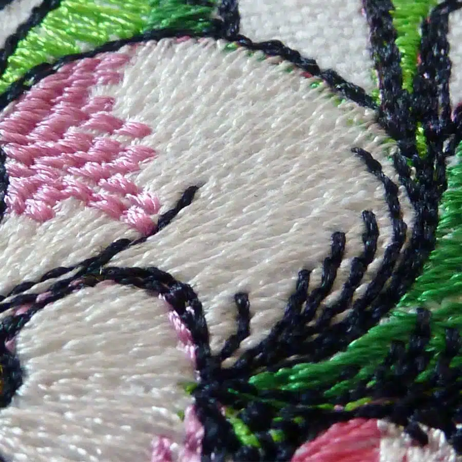 Apfelblüte 1010 Stickmuster Detail2