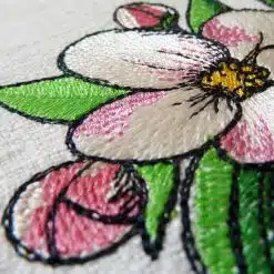 Apfelblüte 1010 Stickmuster Detail3