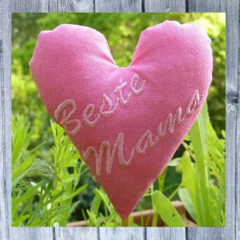 Herz Beste Mama - In the Hoop Stickdatei