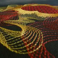 Stickdatei Herz in Flammen 1318 detai2