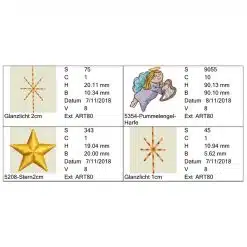 Pummelengel Harfe 1010 Uebersicht