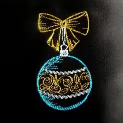 Stickdatei Christbaumkugel Freebie