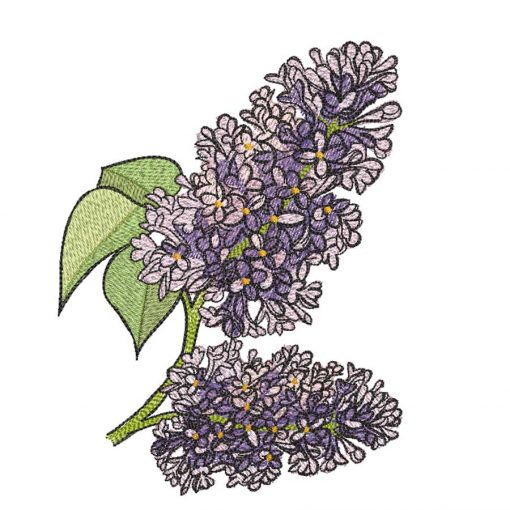 Stickdatei Lilac gross vorschau