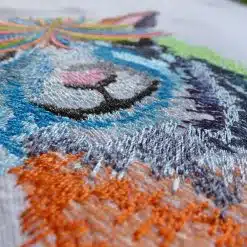 Stickdatei Hippie Lama 13x18 detail2