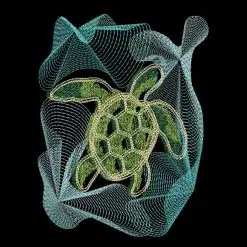 Stickdatei Wasserschildkroete vorschau