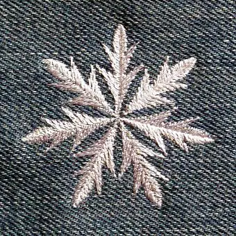 Stickdatei Flocke klein Kostprobe