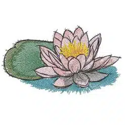 Stickdatei Wasserpflanze vorschau