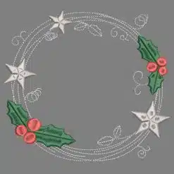 Stickdatei Weihnachtskringel 2 Dateien vorschau3
