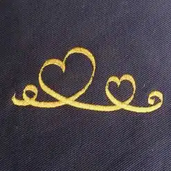 Stickdatei Herz Kalligraphie Freebie 