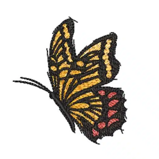 Stickdatei Gnom Mädchen - Mini Set - Schmetterling