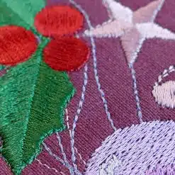 Stickdesign Ranke Christbaumkugel02