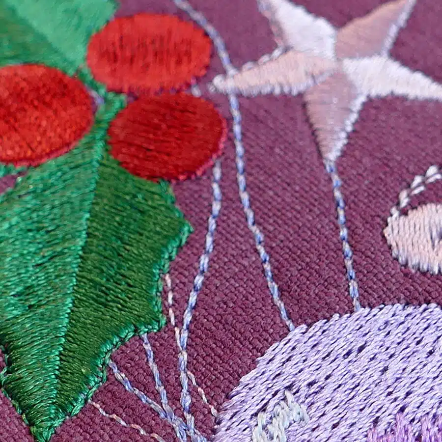 Stickdesign Ranke Christbaumkugel02