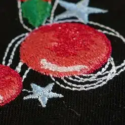 Stickdatei Weihnachtsecke Kugeln klein