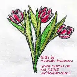 Stickdatei Tulpenstrauss klein