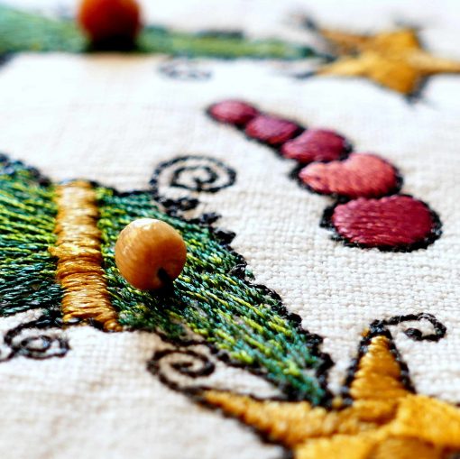 Stickdatei Weihnachtsbaum Perlen detail02