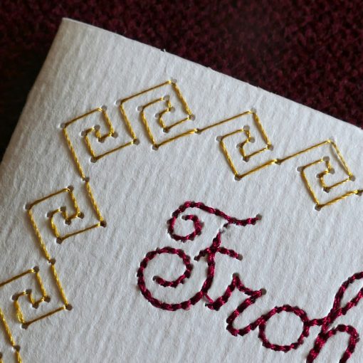 Stickdatei Sticken auf Papier01