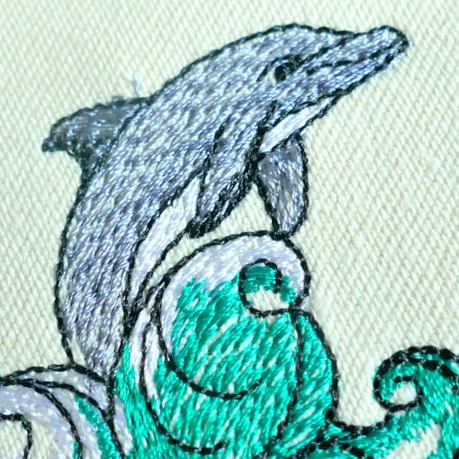 Stickdatei Mini-Delfin