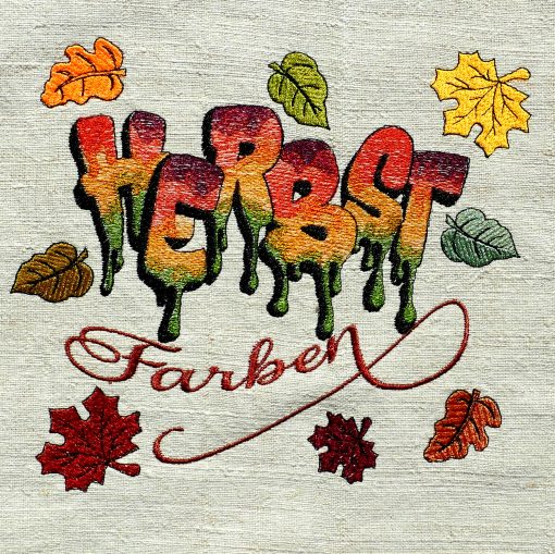 5779 Stickdatei Herbst Graffiti 15x25