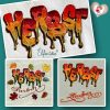 Stickdatei Herbst Graffiti Set