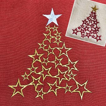 Stickdatei Sternenbaum
