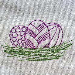 7125 Stickdatei Osternest Kostprobe