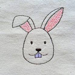 7126 Stickdatei Osterhase Kostprobe